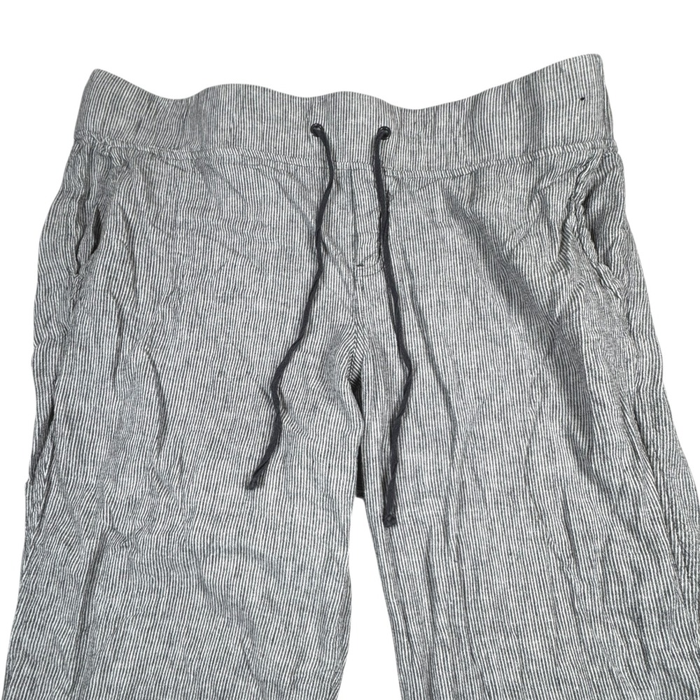 New York & Co SOHO Street Striped Pants Elastic‎ Waist Relaxed Fit Casual XL